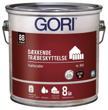 GORI 605 dækkende træbeskyttelse kridt 2,5 liter